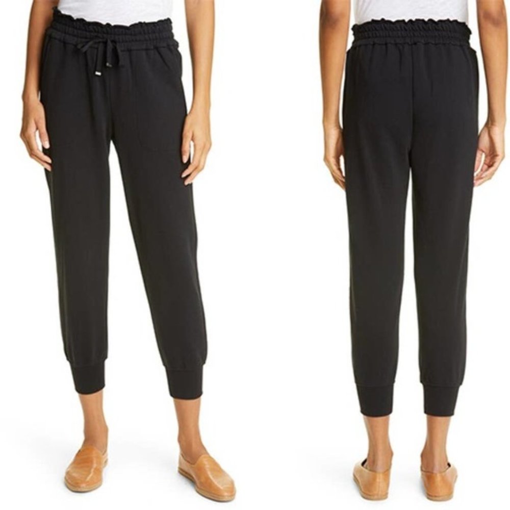 Cami NYC Lynley French Cotton-Terry Track Pants Women's Black Size: XS NWOT